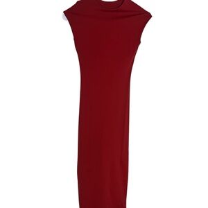 Zara Rich Red Maxi Dress